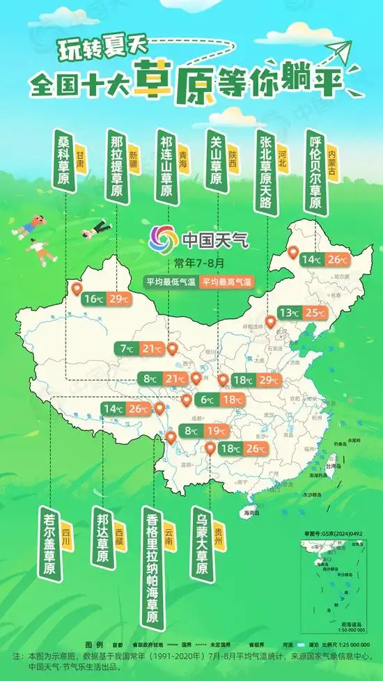 7-8月份避暑最佳地方_中国避暑旅游胜地_暑期草原旅游攻略